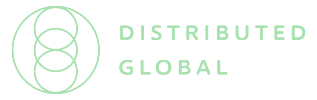 distributed global logo