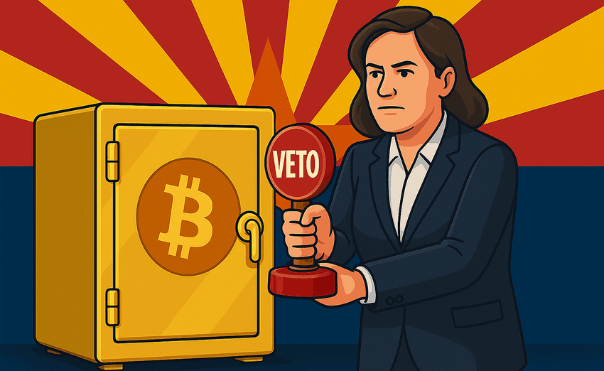 Arizona Governor Vetoes Crypto Seizure Fund, Rejects Bitcoin Reserve Plans Again