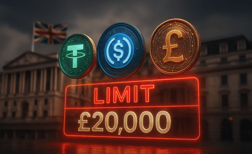 Bank of England Proposes £20,000 Limit on Stablecoin Holdings