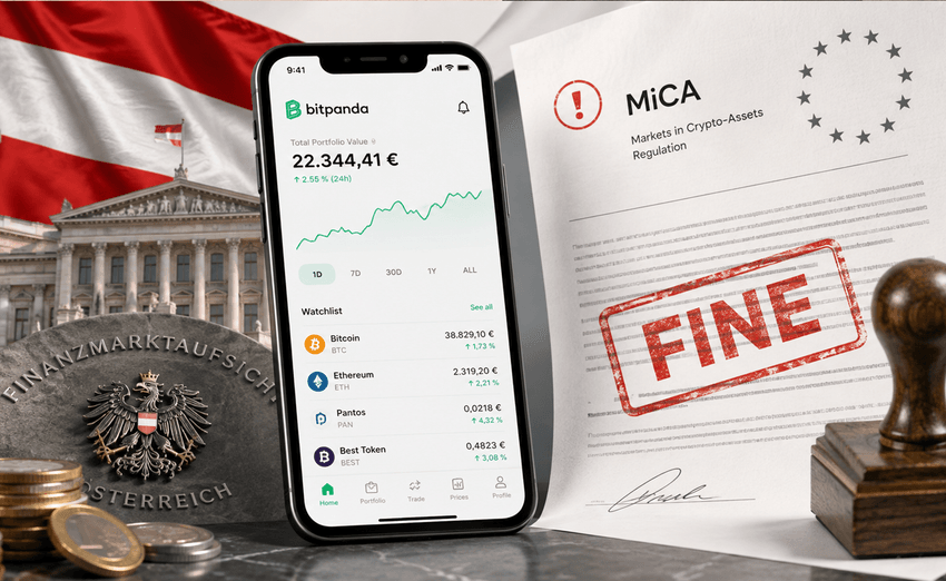 Bitpanda Fined in Austria’s First Published MiCA Penalty