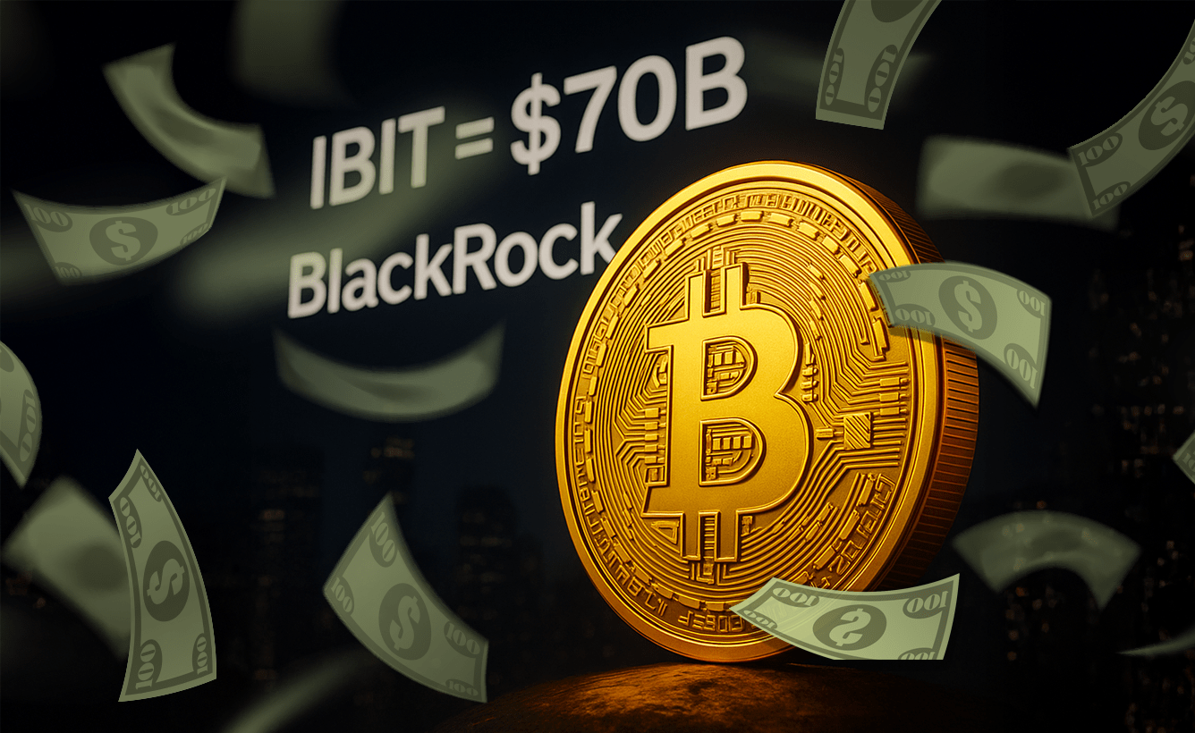 BlackRock’s IBIT Smashes ETF Record with $70B in Bitcoin Holdings