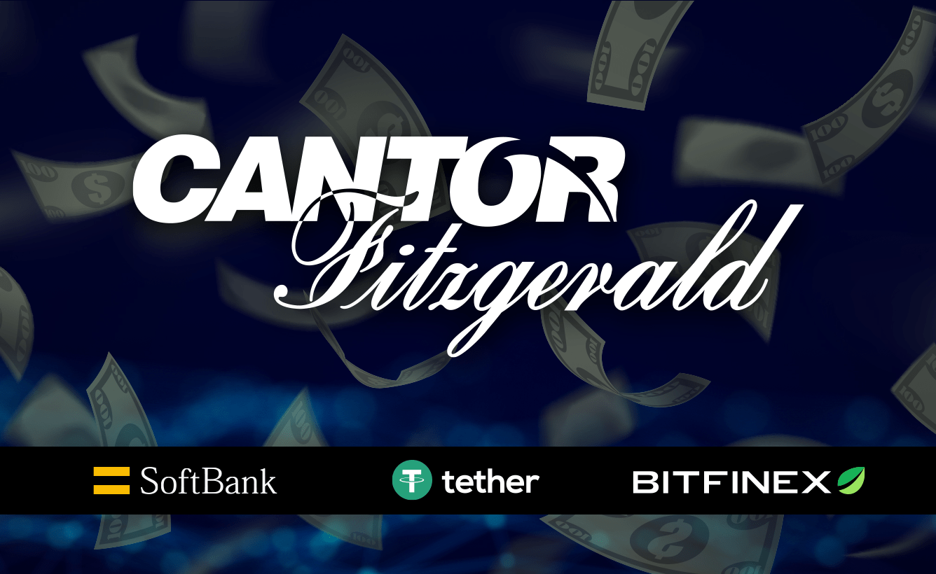 Cantor Teams Up with SoftBank, Tether & Bitfinex for $3B Crypto Power Play