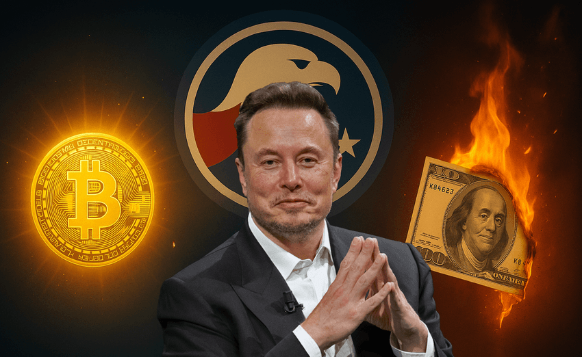 Elon Musk’s America Party Goes Pro-Bitcoin