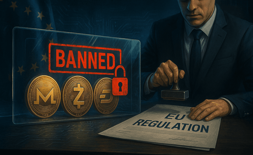EU to Ban Privacy Coins and Anonymous Wallets by 2027