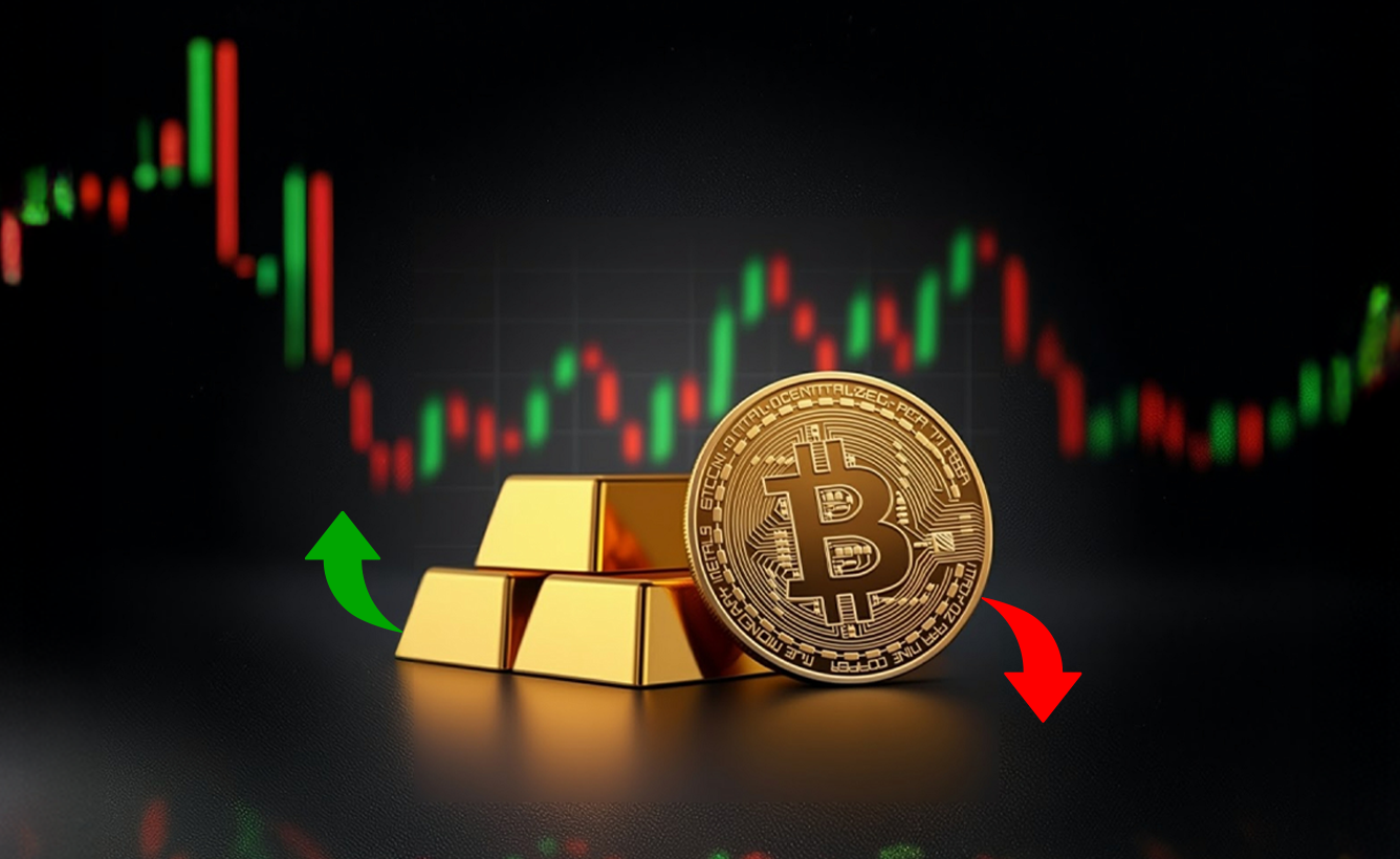 Gold Hits Record High While Bitcoin Slumps—What’s Happening?