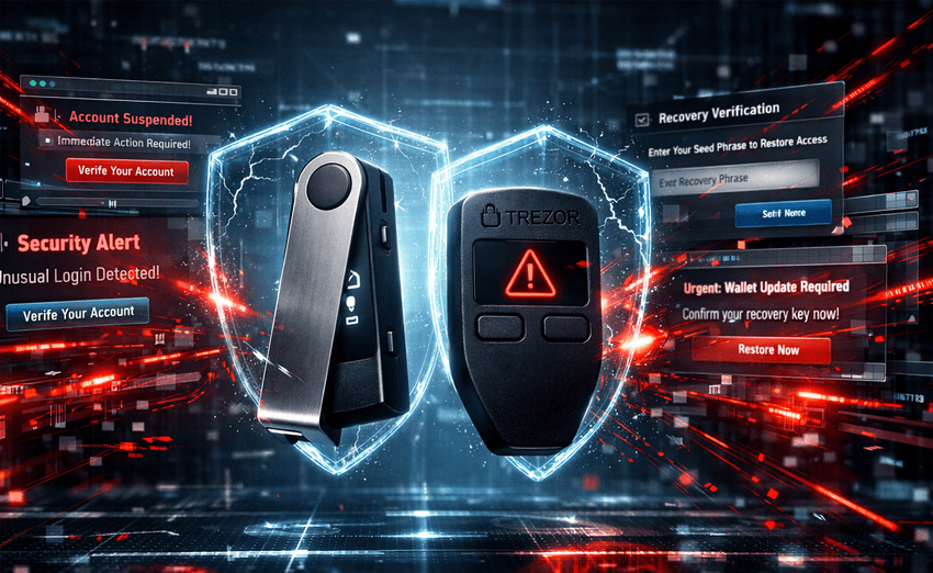 Ledger and Trezor Users Targeted in Physical Mail Scam