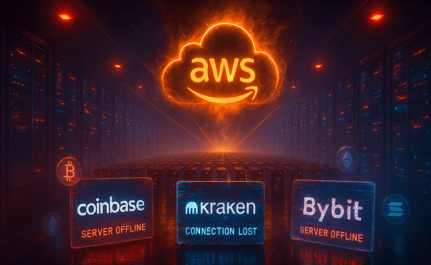 Massive AWS Outage Crash Hits Crypto Platforms