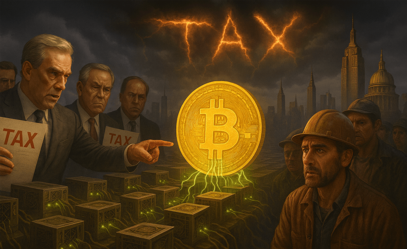 New York Moves to Tax Bitcoin Mining.