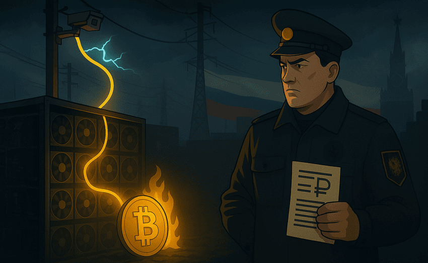 Russia Cracks Down on Crypto Mining Energy Theft and Tax Evasion