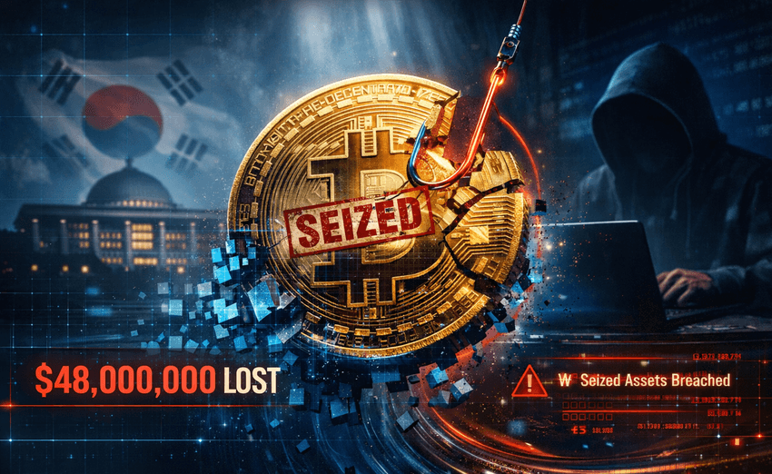 South Korea Loses $48M in Seized Bitcoin to Phishing Scam