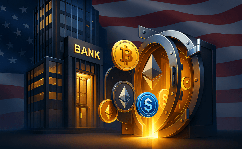 Treasury Dept. Says U.S. Banks Can Hold Crypto on Their Balance Sheets