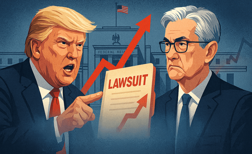 Trump Threatens Lawsuit Against Fed Chair Powell