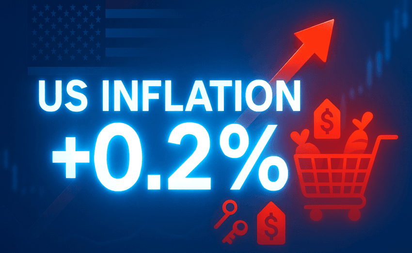 US Inflation Rises 0.2% in July, Below Forecasts