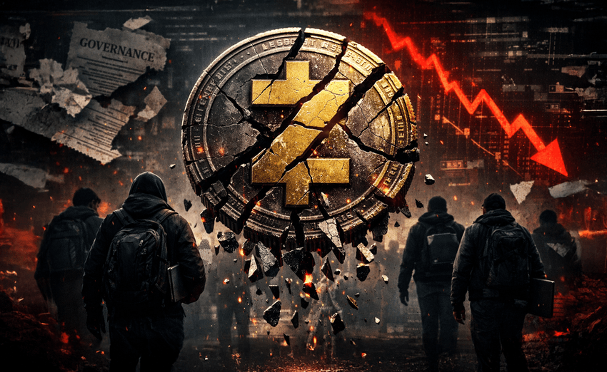 Zcash Crashes as Core Dev Team Walks Out Over Governance Fight