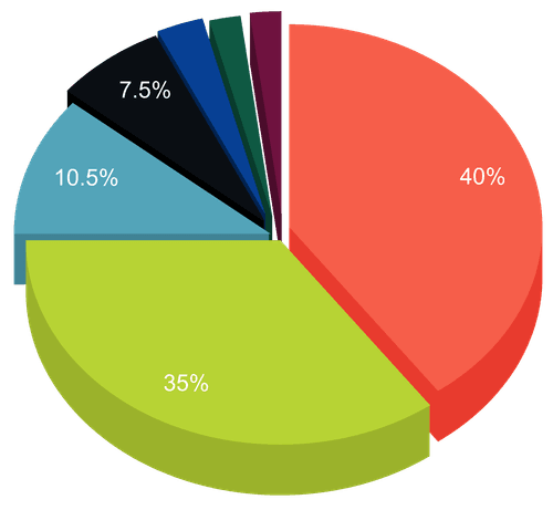 TINA tokenomics chart